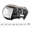 Brady M4C-375-422 zelflaminerende vinyl etiketcartridge voor BMP41/BMP51/BMP53/M511-printers, wit, 25,4 mm x 6,4 m