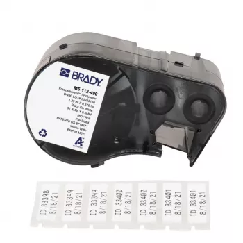 BRADY BMP51/BMP53/M511 FreezerBondz etiketten - 25,4 mm x 12,7 mm, wit, 500 etiketten
