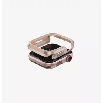 UNIQ Valencia hoesje voor Apple Watch 46 mm, Midnight Black Uni001443