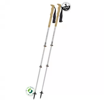 Komperdell Explorer Zero kurk trekkingstokken, Bruin