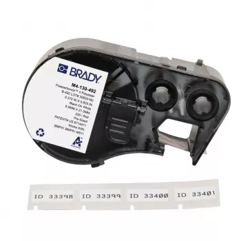 BRADY M4-130-492 R6600 hars thermotransferlint voor BMP41/BMP51/BMP53/M511, zwart, 45,72 mm x 22,86 m