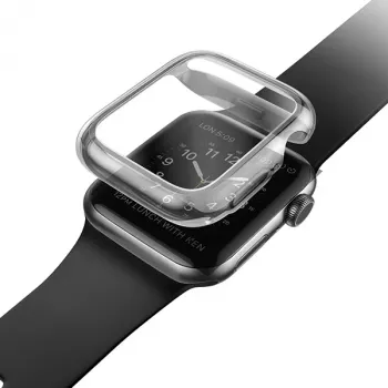 UNIQ Garde hoes voor Apple Watch 44mm (serie 4/5/6/SE/SE2/SE3) rookgrijs