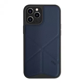 UNIQ Transforma folio hoes voor iPhone 12 Pro Max - elektrisch blauw