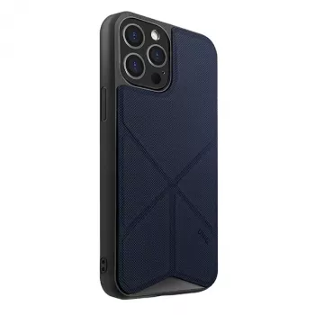 UNIQ Transforma folio hoes voor iPhone 12 Pro Max - elektrisch blauw