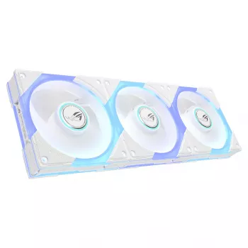 ASUS ROG Eurux GR120 ARGB Reverse-ventilator, 120 mm, 3-pack, wit (90DA00K3-B09020)