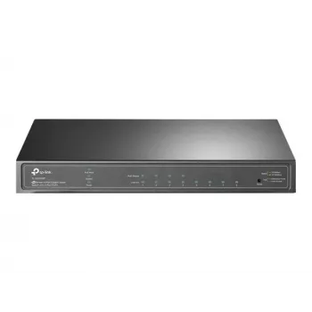 TP-Link Omada SG2008P 10-poorts Gigabit Smart PoE+ switch, 4× PoE+ 62W, 2× SFP, Cloud SDN, ventilatorloos, V3.3
