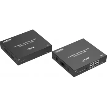 InLine® KVM-extender via IP, HDMI 4K/60Hz, 100m, set (57886G)