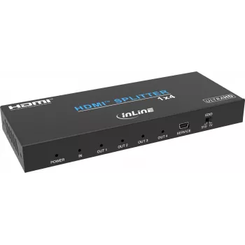 InLine® videosplitter, 1x4, HDMI 4K/60Hz