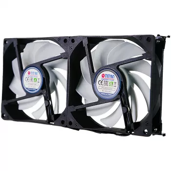 Titan TTC-SC22(A)/V2+ dubbele koelkastventilator 92x25mm IP55 voor camping