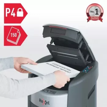 Rexel ShredMax AutoFeed+ 150X Papiervernietiger, P-4, 150 vellen, opvangbak 15 L