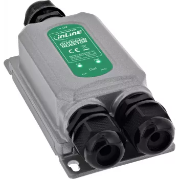 InLine® 60W PoE++ injector voor buiten, gigabit, IP67