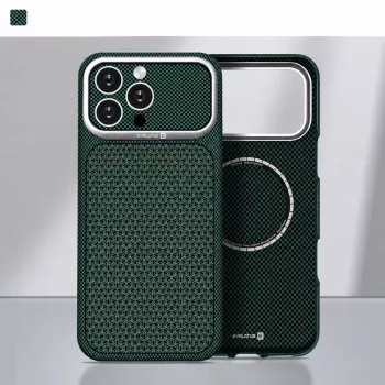Evelatus Apple iPhone 17 Pro Max Carbon Premium Edition MagSafe-hoesje groen