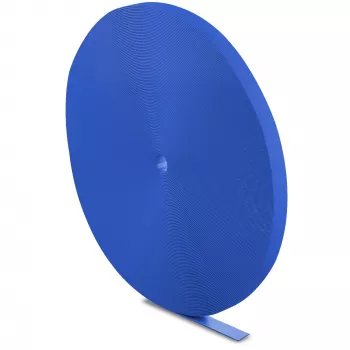 LABEL THE CABLE LTC PRO rolband, dubbelzijdige klittenbandrol, 25 m blauw