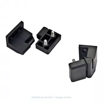 Triton RAX-MS-X21-X1 insteek-deurscharnier, links, voor 19 inch wand- en vloerkasten