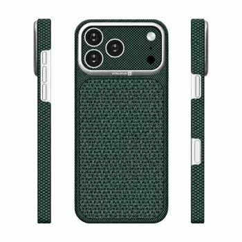 Evelatus Apple iPhone 17 Pro Carbon Premium Edition MagSafe hoesje groen