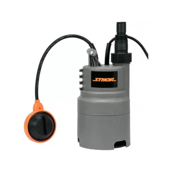STHOR dompelpomp voor vuil water 400W 79781 - dompelpomp, 7500 L/h, 5m opvoerhoogte, vlotter, 10m kabel