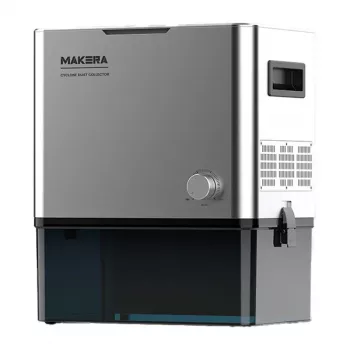 MAKERA cycloon-stofafscheider – zeer efficiënte stofafscheider voor werkplaatszuiger, 50mm-aansluitingen, wit