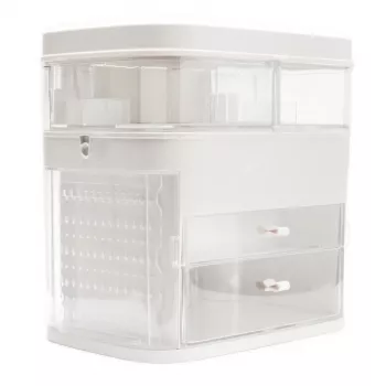 Rio CSSM-EU/1,2 beautybox cosmetica-opbergbox met kantelbakjes en slot