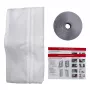 AIWA raamafdichtingsset voor mobiele airconditioners, 4 m omtrek, wit