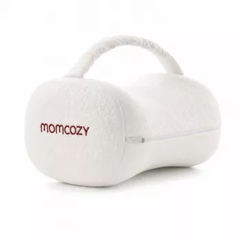 Momcozy EP001 ergonomisch memory-foam kniekussen voor zijslapers, crème-wit