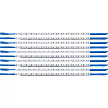 Brady SCN-07-0 Clipsleeve kabelmarker, opschrift '0', geel, kabeldiameter 1,9-2,4 mm, 300-pack
