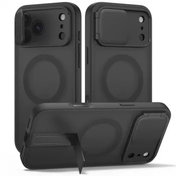 TECH-PROTECT KEVLAR AURA iPhone 17 Pro / 18 Pro hoesje mat zwart
