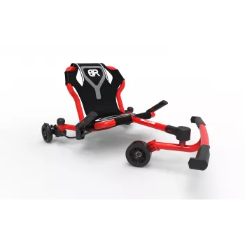 EzyRoller Drifter X beenbediende drift-kart voor kinderen vanaf 4-12+, rood