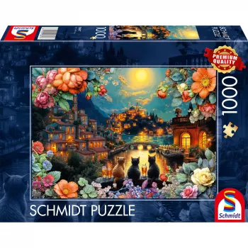 Schmidt Spiele Trio in het maanlicht 1000 stukjes puzzel