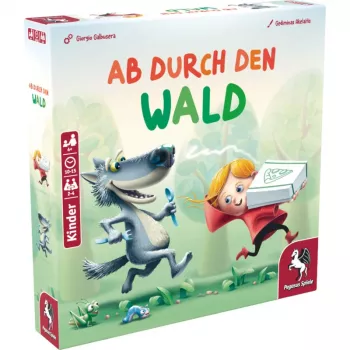 PEGASUS Ab durch den Wald - Bosavontuur kaartspel voor 2-4 spelers, vanaf 8 jaar