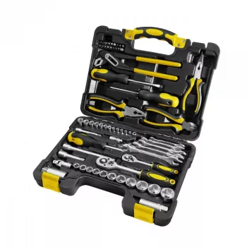 FIELDMANN FDG 5003-65R 65-delige schroevensleutelset in etui