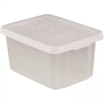 CURVER Essentials 16L transparante opbergbox met deksel, 30x39x21 cm