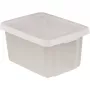 CURVER Essentials 16L transparante opbergbox met deksel, 30x39x21 cm