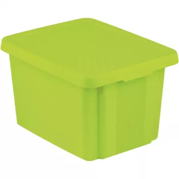 CURVER Essentials 26L opbergbox met deksel, groen, 44 x 34 x 27 cm