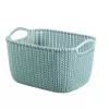 CURVER mand Knit S rechthoekig 8L 30x22x17cm blauw