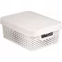 Curver Infinity Recycled 11L opbergbox met deksel, wit