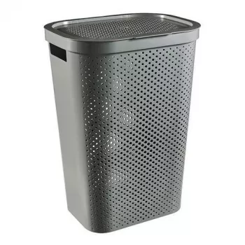 CURVER Infinity Recycled 60L opbergbox 44x35x60cm donkergrijs