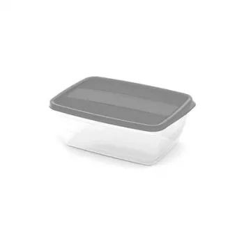 CURVER Vedo rechthoekige bewaarbox 4L transparant grijs