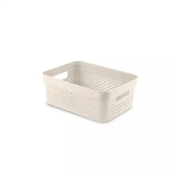 CURVER Infinity Recycled 11L opbergbox 36x27x14 cm oasis white