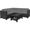 KETER Provence tuinmeubelset met tafel grijs