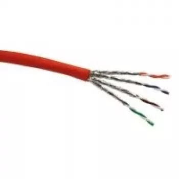 Schwaiger Cat.7 S/FTP ruwe installatiekabel, 25 m, oranje (NWKU7025051)