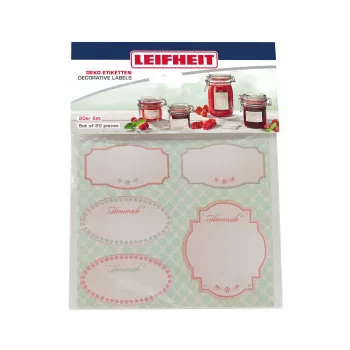 LEIFHEIT set decoratiestickers voor potten, pastel