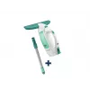 LEIFHEIT Raamzuiger Dry&Clean met 43 cm Click System steel, elektrische raamzuiger, wit/turquoise
