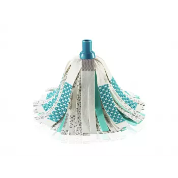 LEIFHEIT 3in1 Power Mop met Clean Twist Spin-technologie, telescoopsteel, 20L emmer, microvezelkop, turquoise/wit