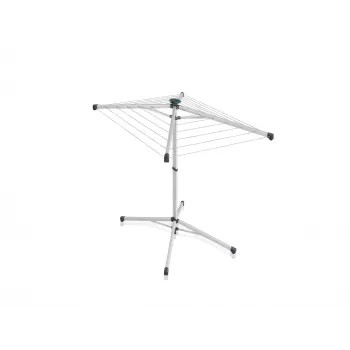 LEIFHEIT LinoPop-Up 140 wasmolen, 14 m drooglengte, aluminium frame, grijs/blauw