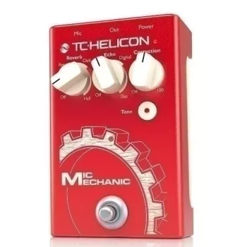 TC Helicon Mic Mechanic 2 vocal-effectpedaal met reverb, echo, pitchcorrectie en adaptive tone