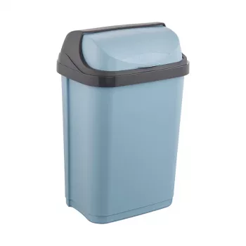 KEEEPER Rasmus 10L afvalemmer met draaideksel, blauw