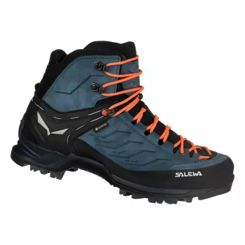 Salewa heren MTN Trainer Mid GTX wandelstiefels Dark Denim/Black UK 7.5 (EU 41)