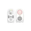 Chillax CB260 DECT digitale audio-babyfoon met intercomfunctie, temperatuursensor, nachtlampje, slaapliedjes en trilalarm – wit