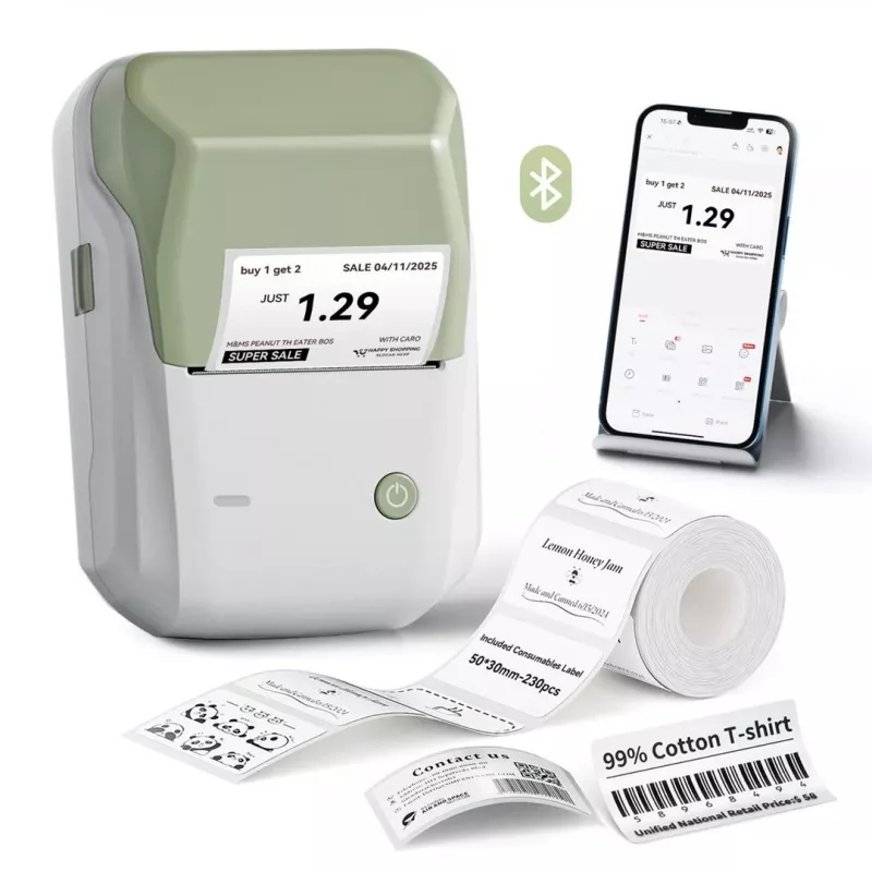 NIIMBOT B1 Pro groene labelprinter