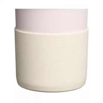 STANLEY The Quencher Boot + rietje-topper-set, beschermende siliconen accessoire voor 1,18L tumbler, Light Cream